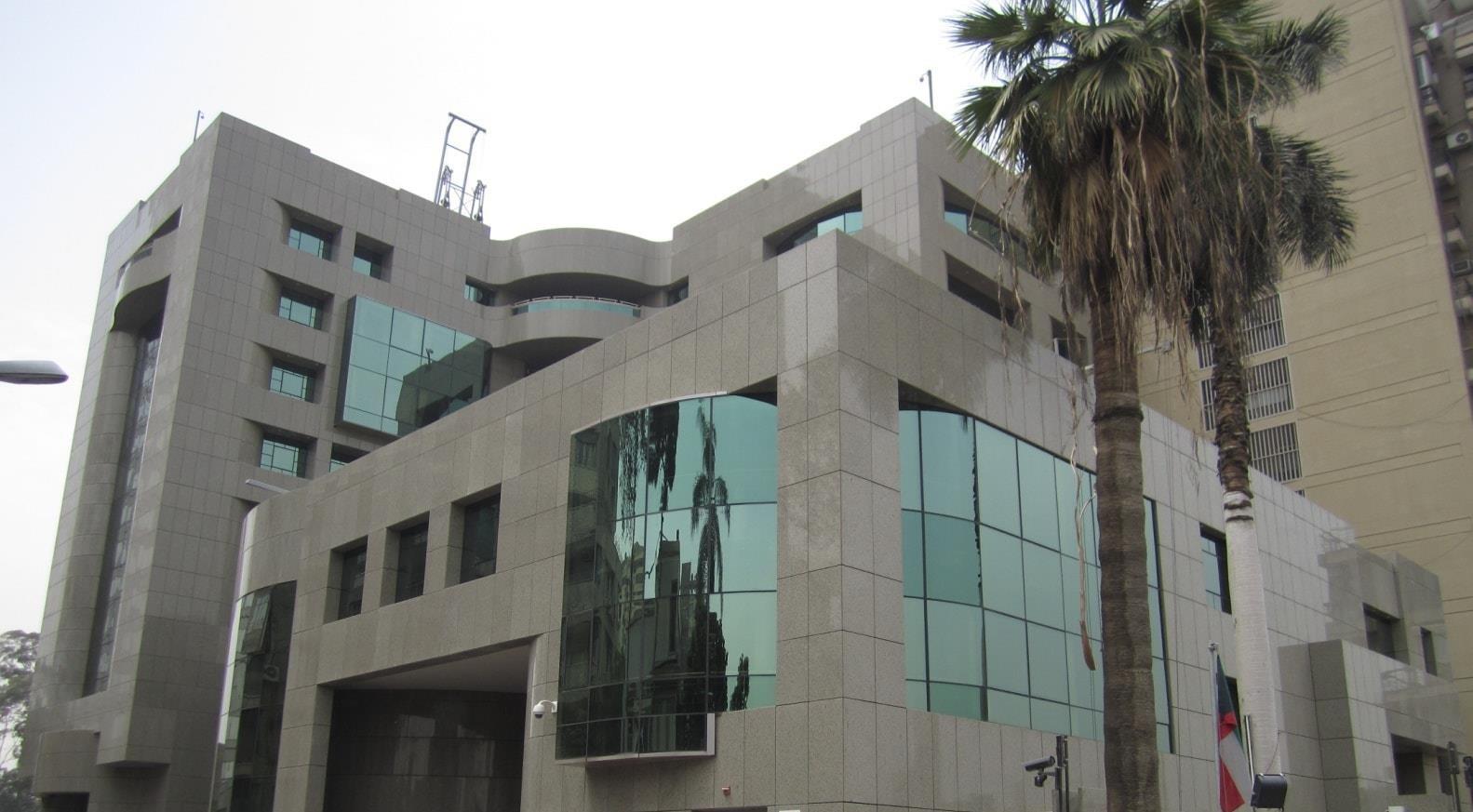 The new building of the Kuwaiti Embassy in Cairo